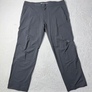 REI Co-Op Pants Men's 40x30 Gray Activator Soft-Shell Zip Pockets Outdoor Hiking